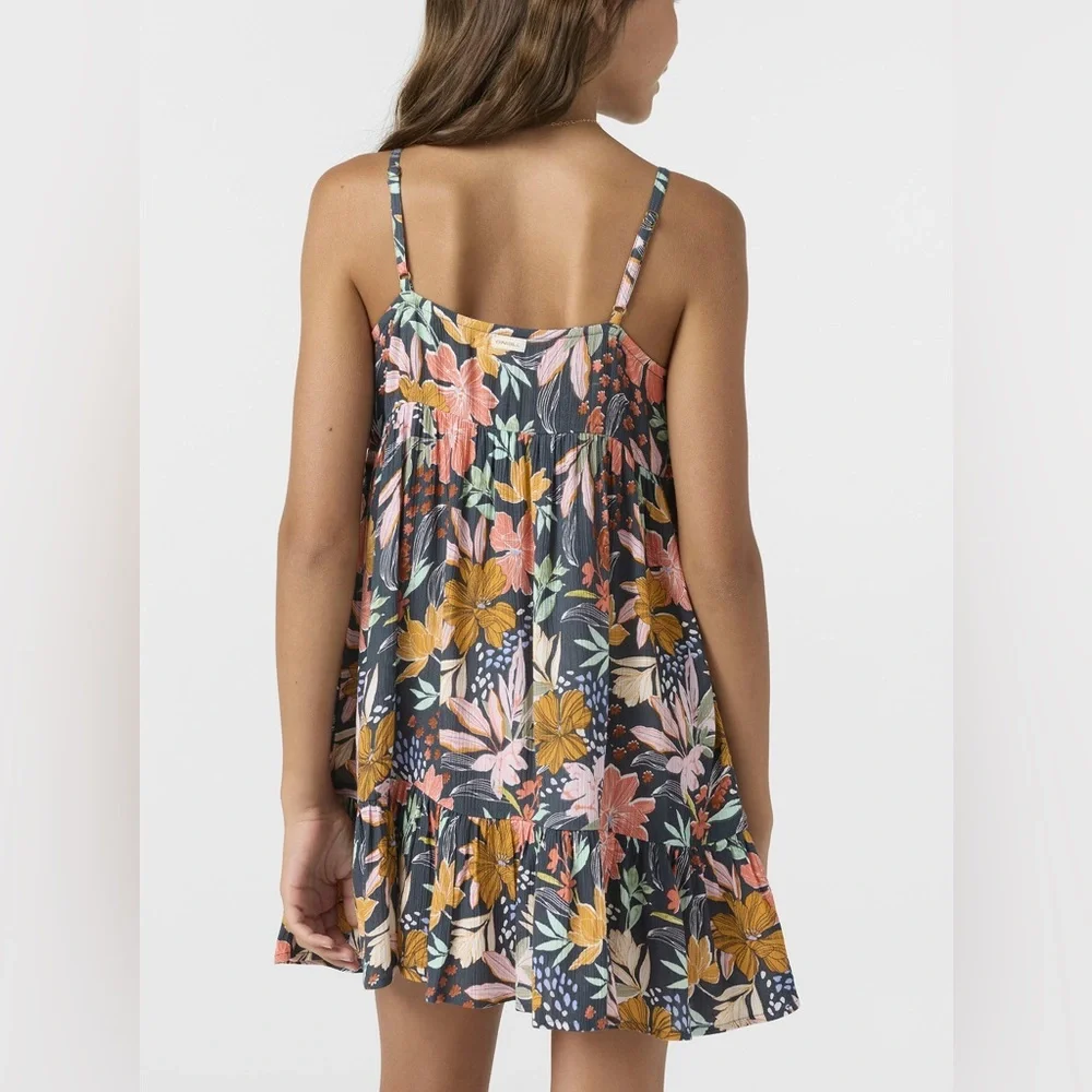 O’Neill Girl's Haylee Printed Dress Size S - Picture 8 of 12